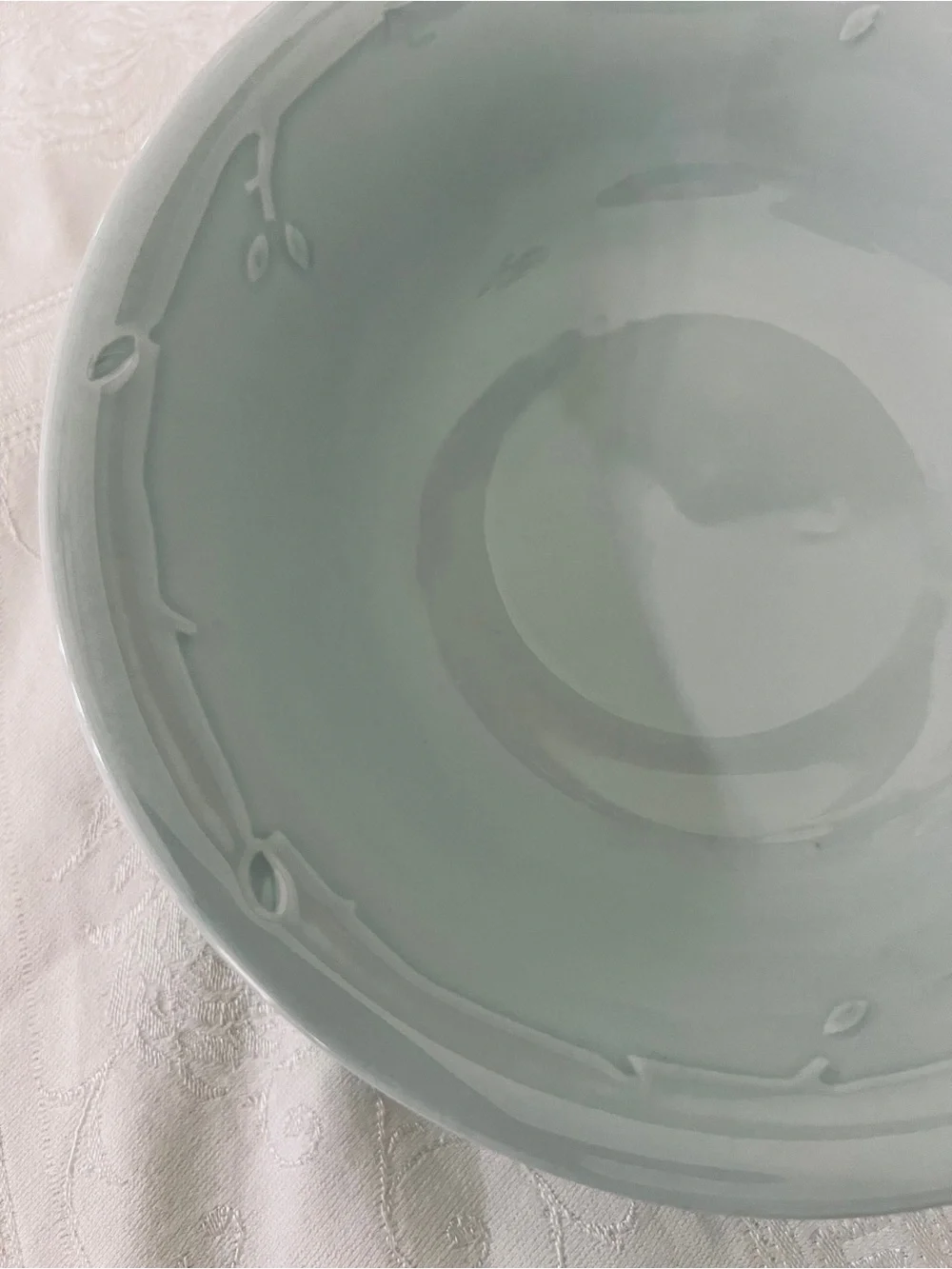 Dansk Wild Willow Celadon Green Pasta/Soup Bowls set of 3